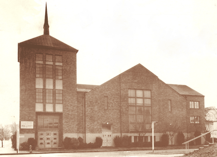 Mallory Ave. Christian Church in 1950